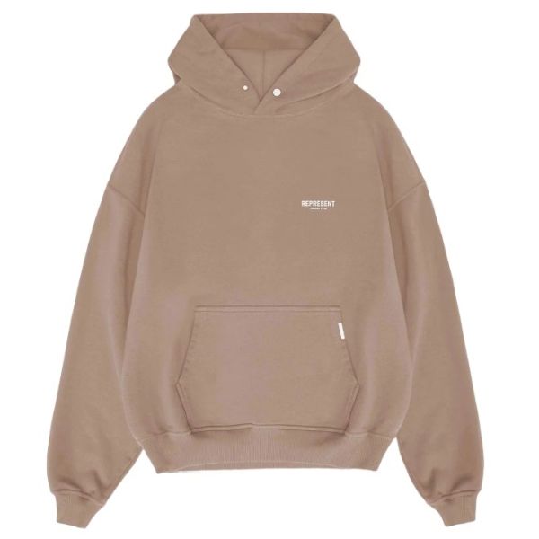 Represent Owners Club Hoodie Beige