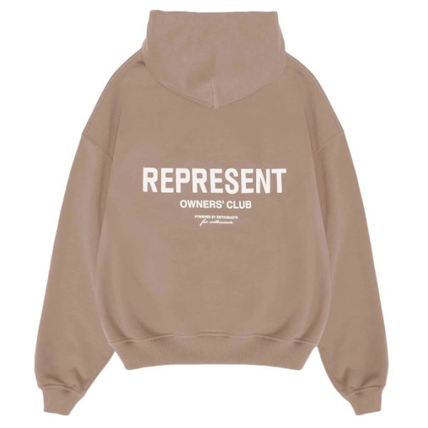 Represent Owners Club Hoodie Beige