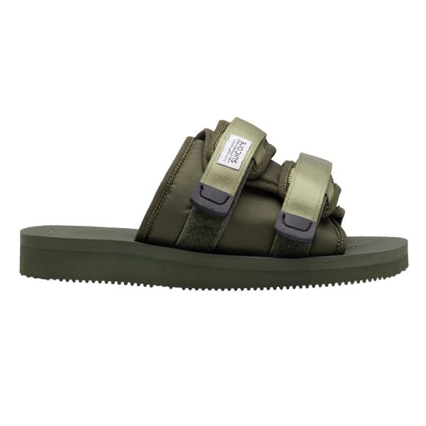 Suicoke Moto-Cab Slippers Donker Groen