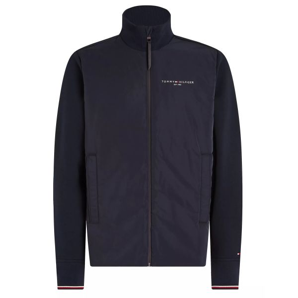 Tommy Hilfiger Logo Mix Media Vest Navy
