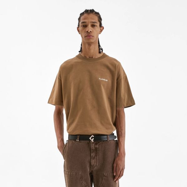 Flâneur Essential T-shirt Bruin