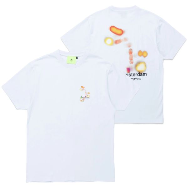 New Amsterdam Surf Association Night Lights T-shirt Wit