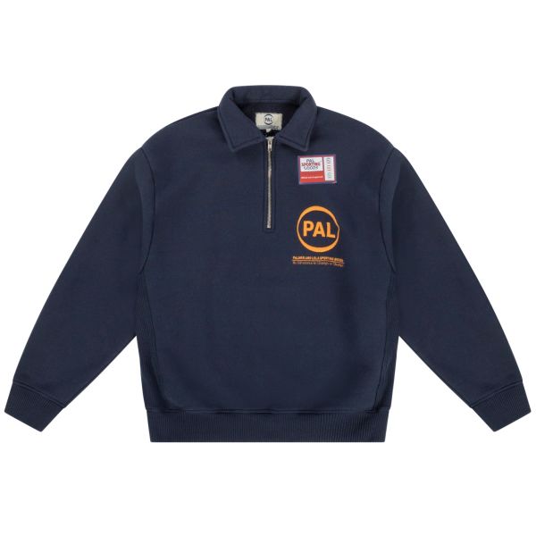 PAL Sporting Goods Company Half Zip Sweater Navy