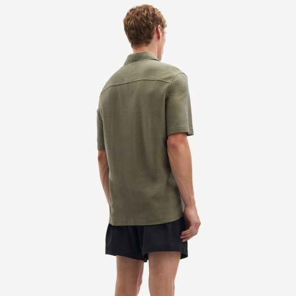 Samsøe Samsøe Kvistbro Overhemd Donker Groen