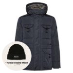 peuterey aiptek fur parka navy