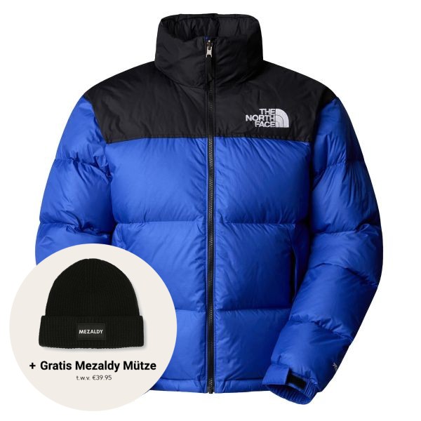 the north face 1996 retro nuptse jas 1 blauw