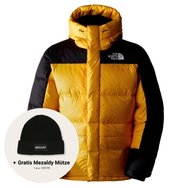the north face himalayan down parka 1 goud geel