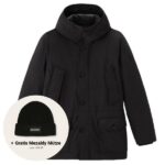 woolrich arctic stretch down parka zwart